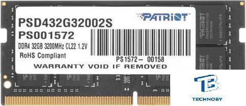 ОЗУ Patriot PSD432G32002S