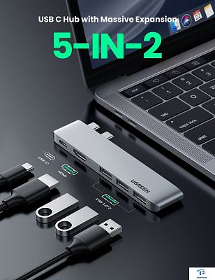 USB хаб Ugreen CR113 20290