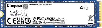 Накопитель SSD Kingston 4Tb SNV3S/4000G bulk