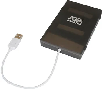 Бокс для накопителей AgeStar 3UB2P2 Black